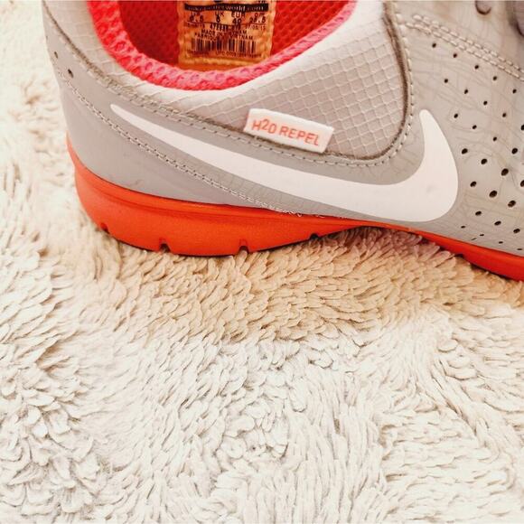 NIKE H20 REPEL GRAY ORANGE ATHLETIC SHOES SIZE 8.5 - Picture 5 of 8